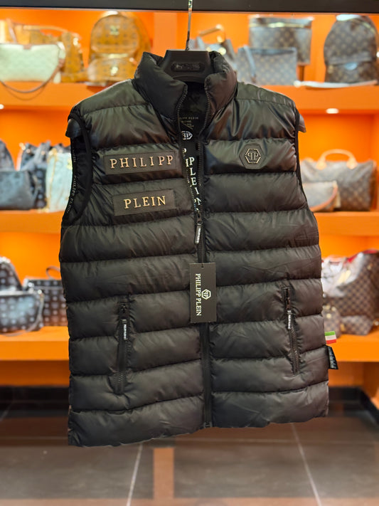 Philipp plein αμάνικο μαύρο