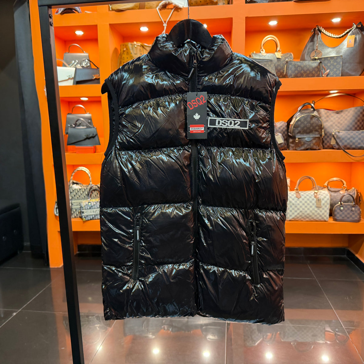 Αμάνικο Dsquared2 γυαλιστερό