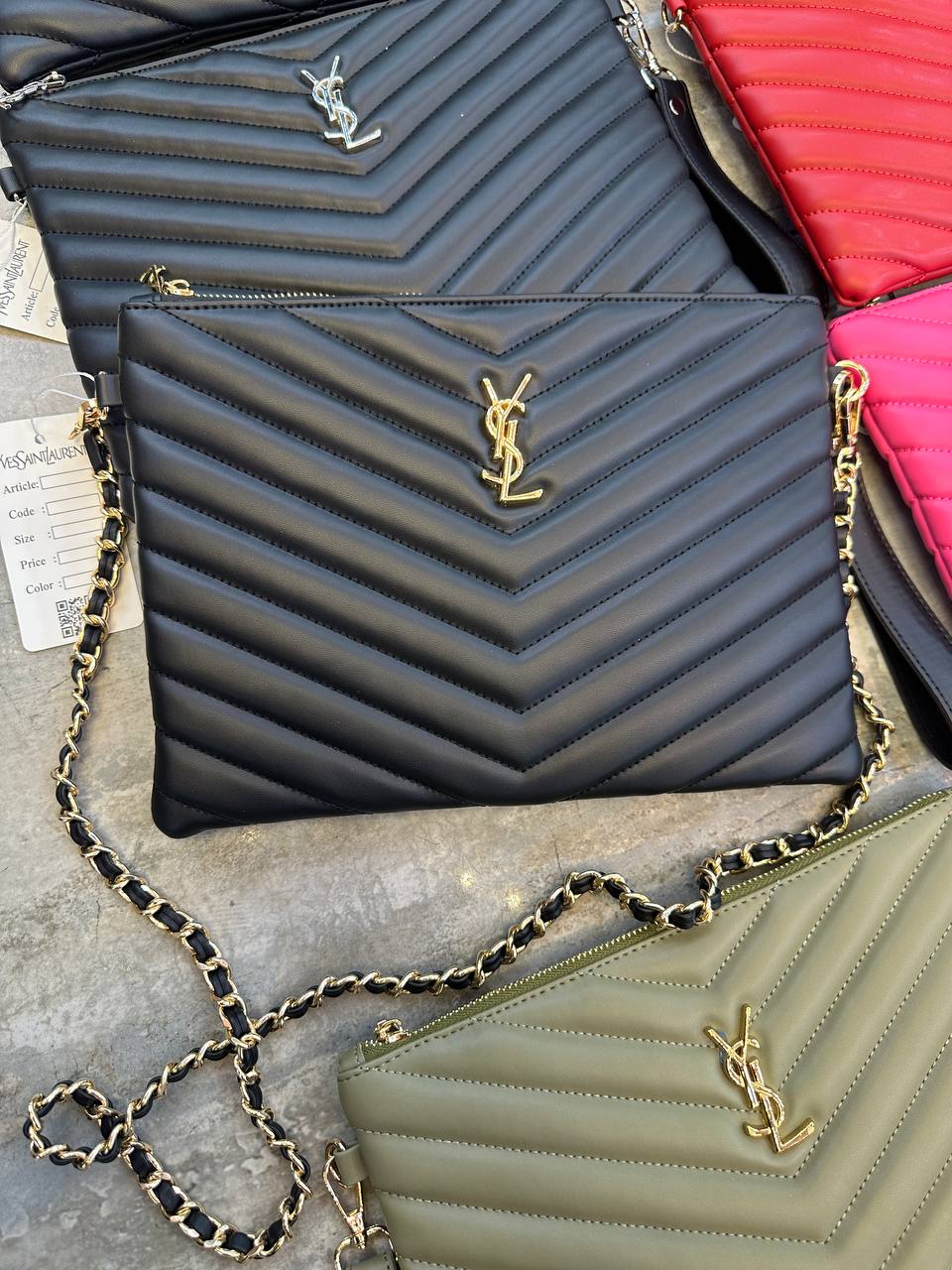 YSL clutch size29x21
