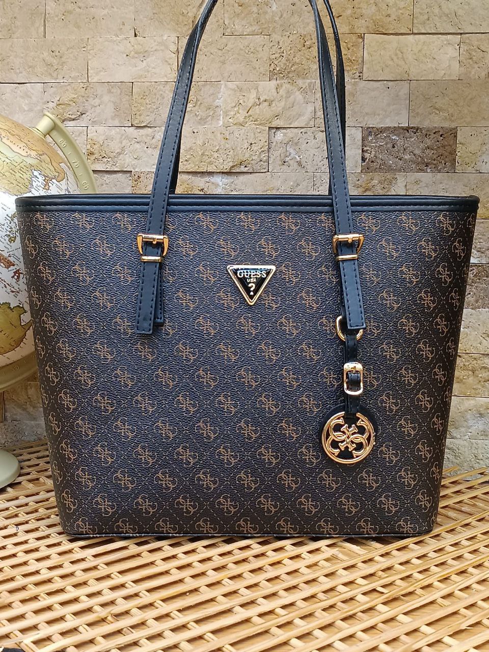 Guess μαύρο -καφέ  shopping