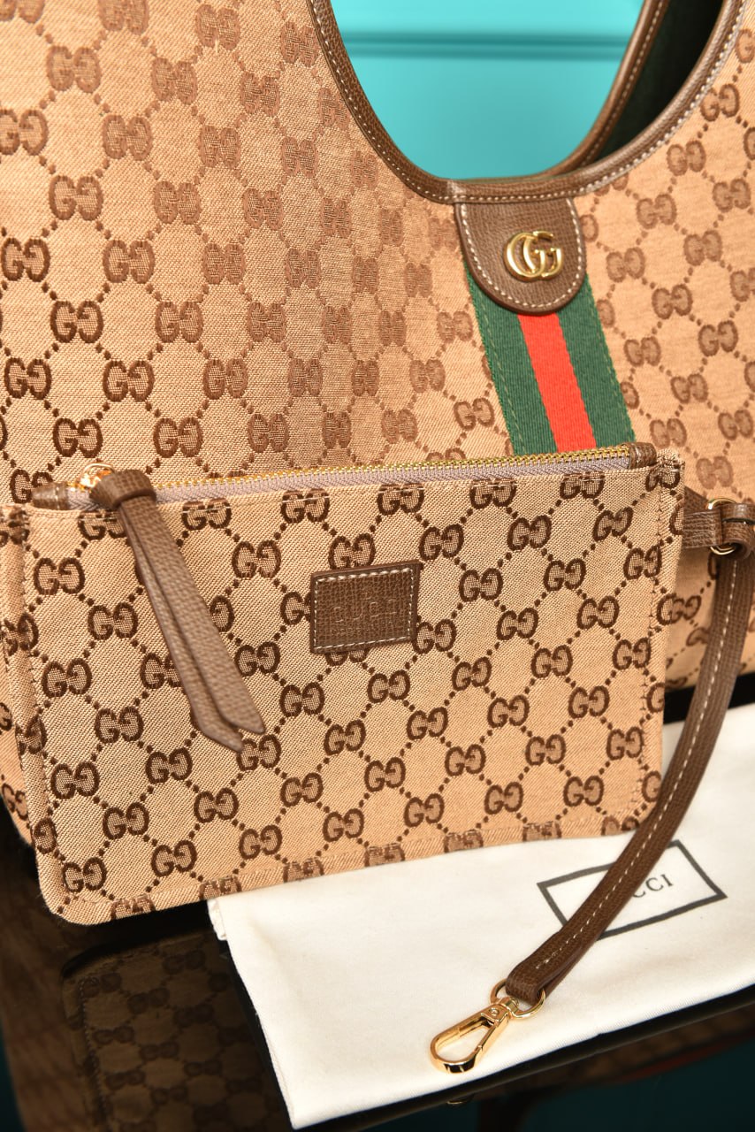 GUCCI - Gucci Giglio Large Tote Bag  42 × 47 × 16 cm