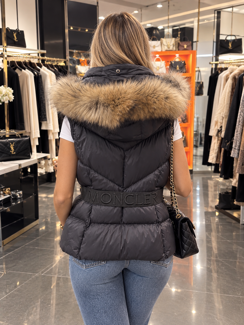 Μπουφαν Moncler αμάνικο