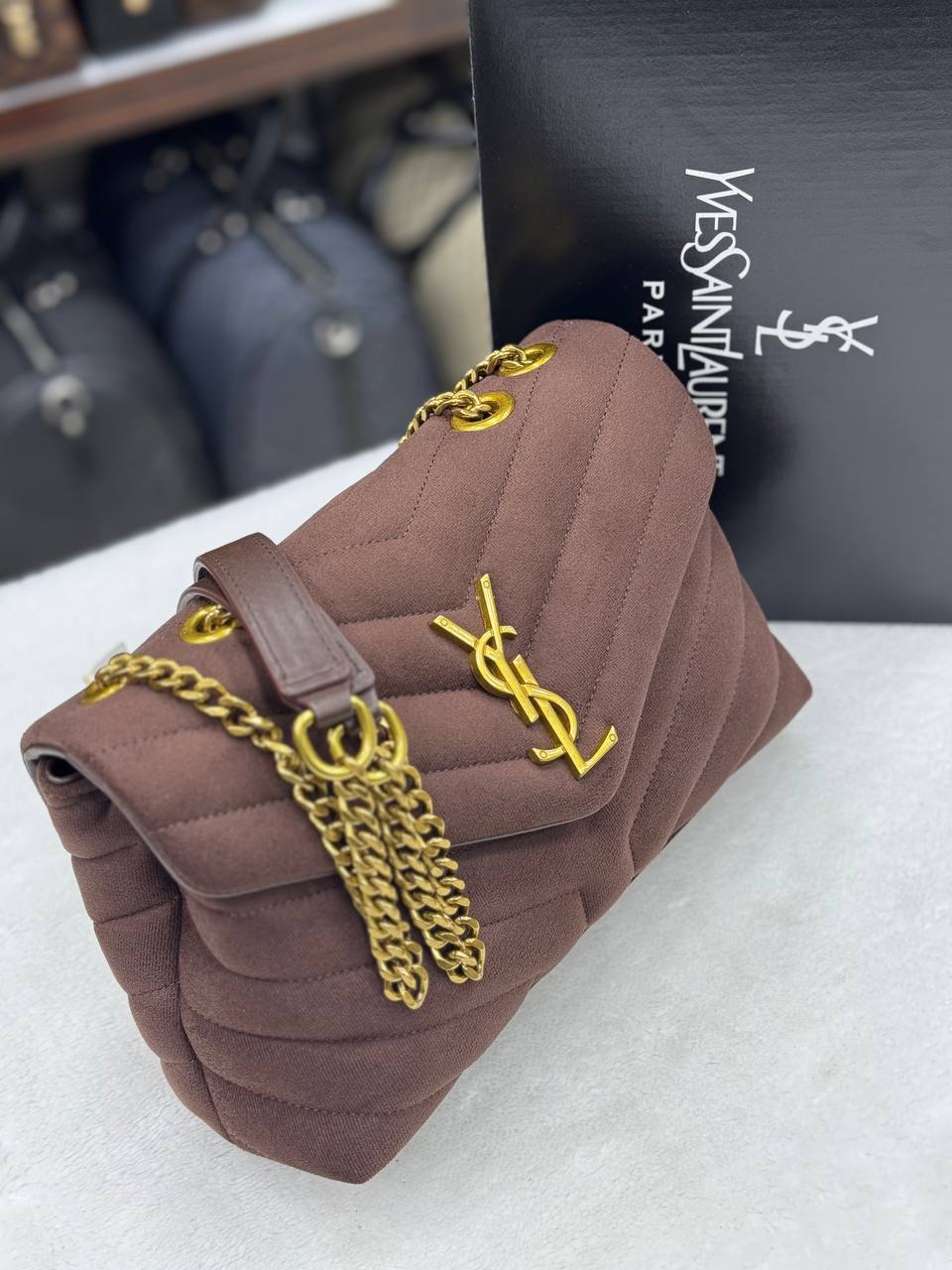 Ysl Loulou Bag Medium size💫🤎 29x21cm
