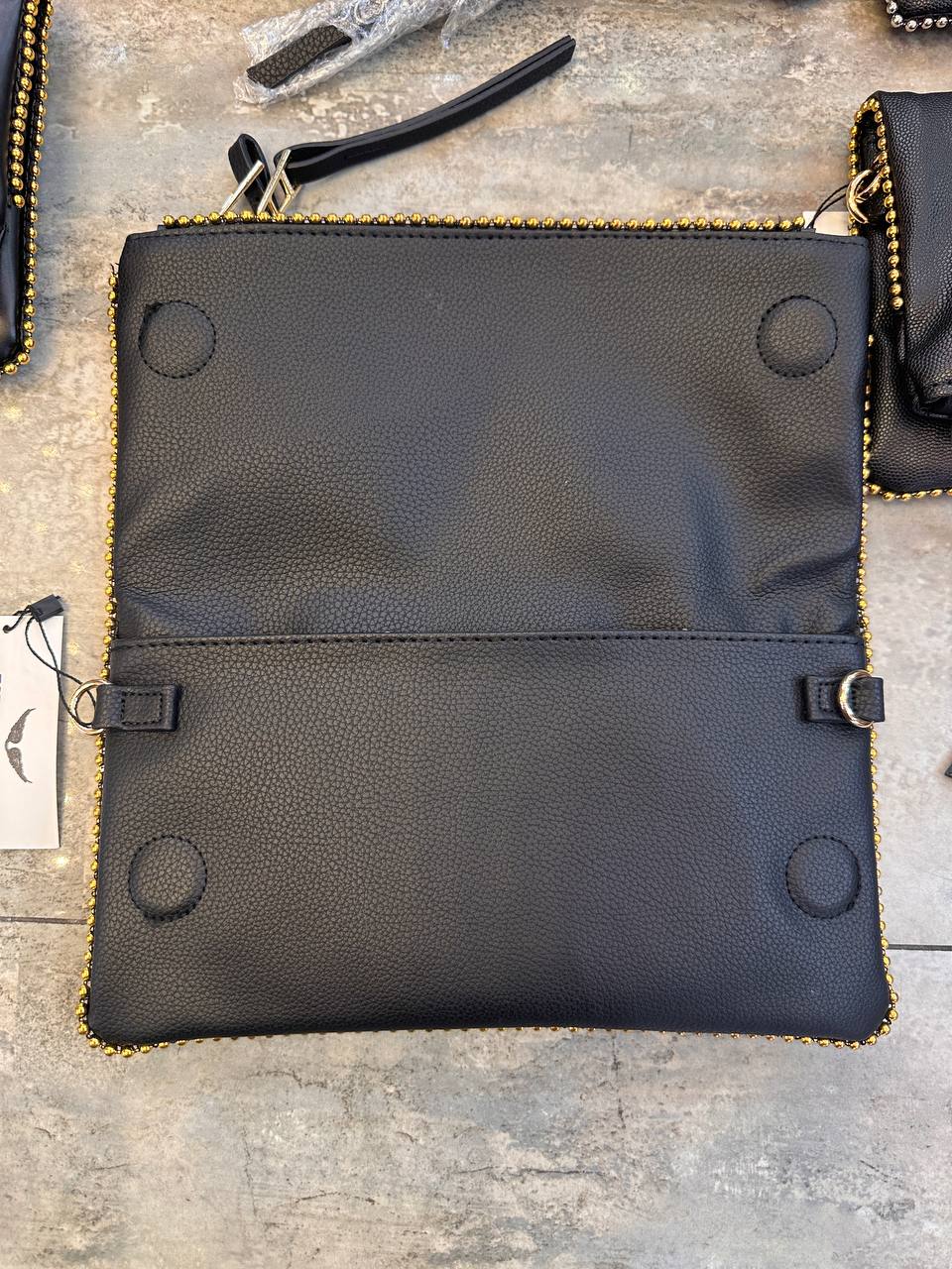 Zadig & voltaire black -gold size:26x14