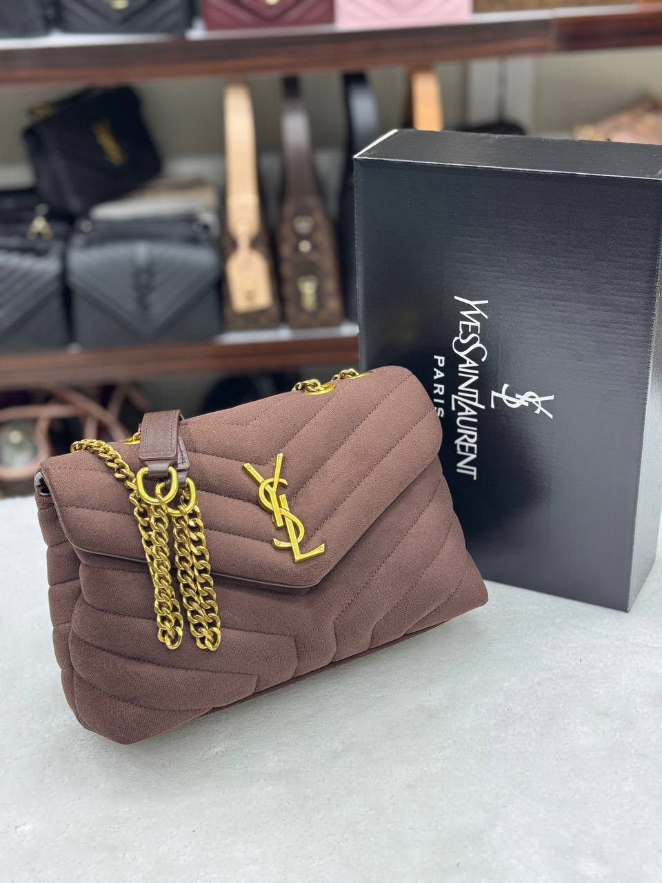 Ysl Loulou Bag Medium size💫🤎 29x21cm