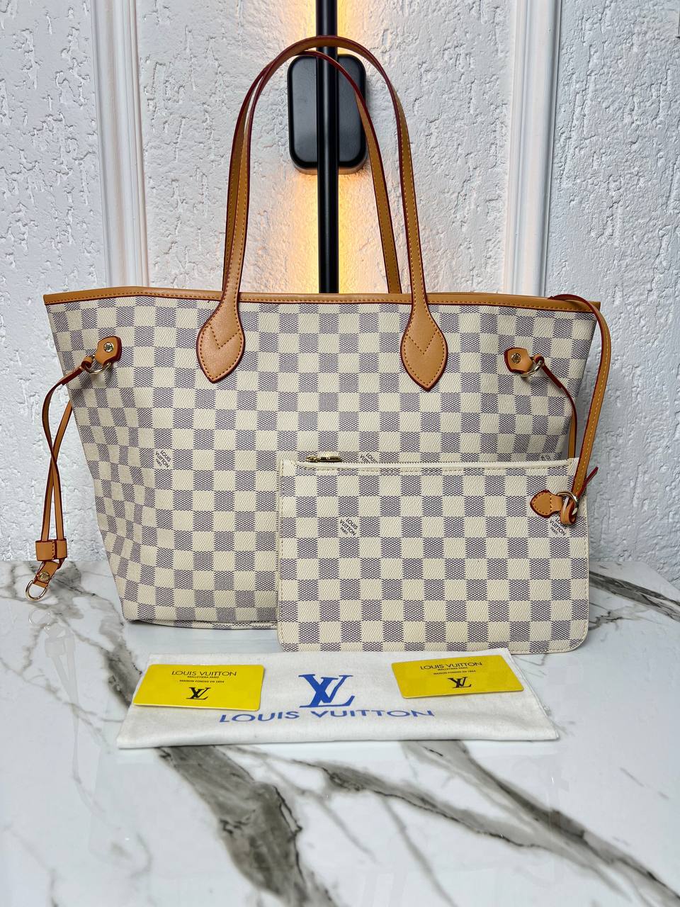 Louis vuitton - Neverfull Medium Dam white