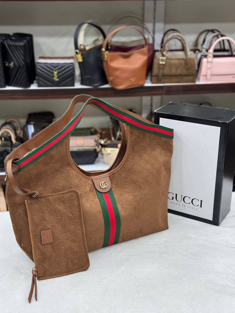 Gucci Giglio Large Tote Bag 42 × 47 × 16 cm