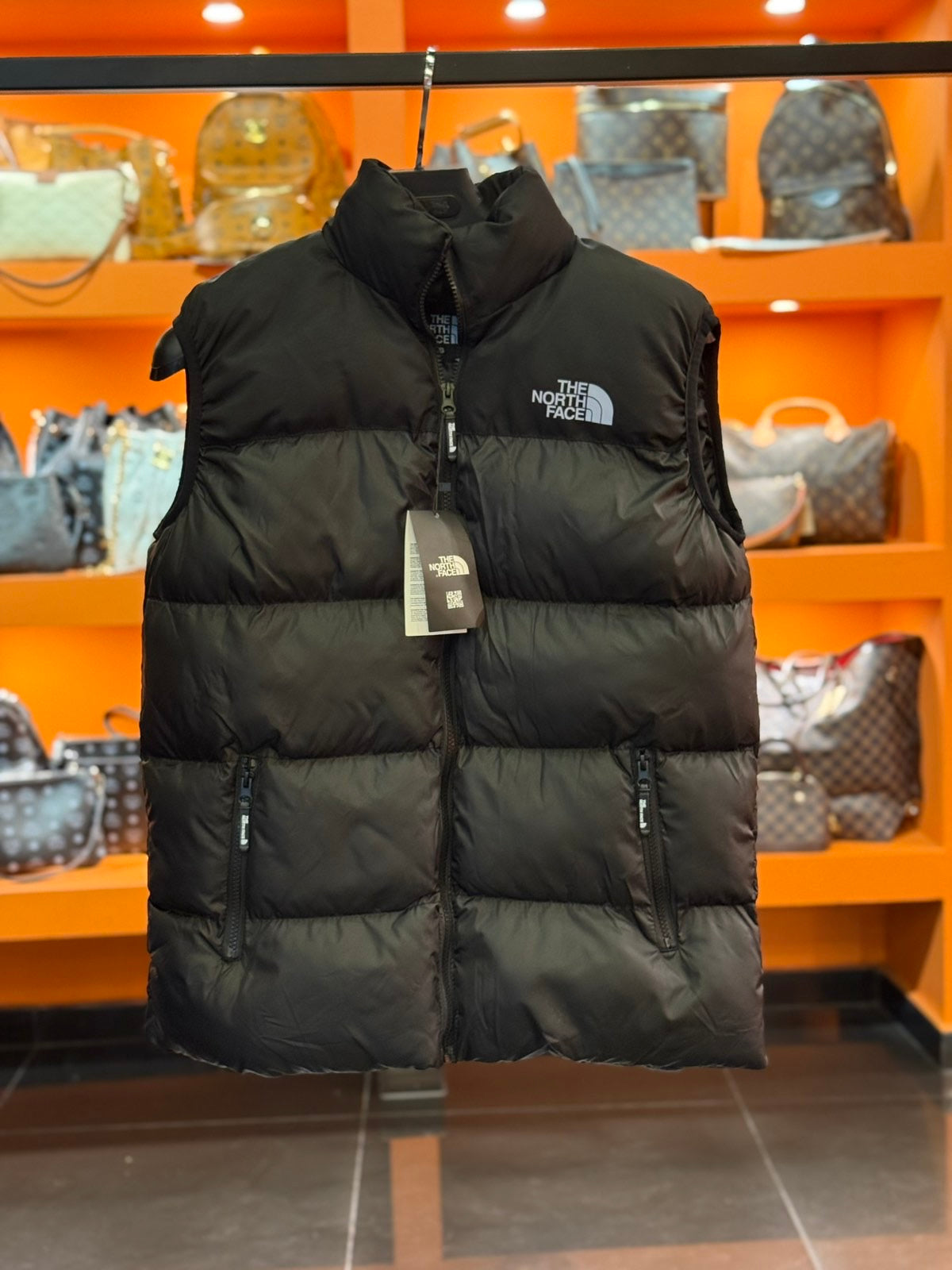 North face black αμάνικο